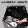 image:imageVEVOR Trailer Tongue Box Heavy Duty Trailer Tongue Tool Box Storage Organizer with Lock amp Keys Utility Tool Chest for Pickup Truck Bed RV SUV OffRoad Vehicle Aluminum 26 x 13 x 12 Silver33 Black