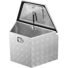 image:imageVEVOR Trailer Tongue Box Heavy Duty Trailer Tongue Tool Box Storage Organizer with Lock amp Keys Utility Tool Chest for Pickup Truck Bed RV SUV OffRoad Vehicle Aluminum 26 x 13 x 12 Silver29 Silver