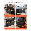 image:imageVEVOR Trailer Tongue Box Heavy Duty Trailer Tongue Tool Box Storage Organizer with Lock amp Keys Utility Tool Chest for Pickup Truck Bed RV SUV OffRoad Vehicle Aluminum 26 x 13 x 12 Silver49 Black