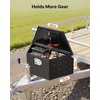 image:imageVEVOR Trailer Tongue Box Heavy Duty Trailer Tongue Tool Box Storage Organizer with Lock amp Keys Utility Tool Chest for Pickup Truck Bed RV SUV OffRoad Vehicle Aluminum 26 x 13 x 12 Silver26 Silver