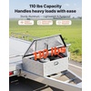 image:imageVEVOR Trailer Tongue Box Heavy Duty Trailer Tongue Tool Box Storage Organizer with Lock amp Keys Utility Tool Chest for Pickup Truck Bed RV SUV OffRoad Vehicle Aluminum 26 x 13 x 12 Silver39 Silver