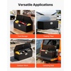 image:imageVEVOR Trailer Tongue Box Heavy Duty Trailer Tongue Tool Box Storage Organizer with Lock amp Keys Utility Tool Chest for Pickup Truck Bed RV SUV OffRoad Vehicle Aluminum 26 x 13 x 12 Silver36 Black with upgraded lock