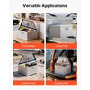 image:imageVEVOR Trailer Tongue Box Heavy Duty Trailer Tongue Tool Box Storage Organizer with Lock amp Keys Utility Tool Chest for Pickup Truck Bed RV SUV OffRoad Vehicle Aluminum 26 x 13 x 12 Silver26 x 13 x 12 in