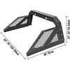 image:imageVEVOR Truck Bed Roll Bar Customized Sport Bar Chase Rack Compatible with MidSize Pickup 20202025 Jeep Gladiator JT Carbon Steel Construction with Extension Light Bracket No Rack IncludedFits Full Size  MidSize Truck