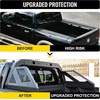 image:imageVEVOR Truck Bed Roll Bar Customized Sport Bar Chase Rack Compatible with MidSize Pickup 20202025 Jeep Gladiator JT Carbon Steel Construction with Extension Light Bracket No Rack IncludedFits Full Size  MidSize Truck