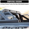 image:imageVEVOR Truck Bed Roll Bar Customized Sport Bar Chase Rack Compatible with MidSize Pickup 20202025 Jeep Gladiator JT Carbon Steel Construction with Extension Light Bracket No Rack IncludedFits Full Size  MidSize Truck