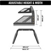 image:imageVEVOR Truck Bed Roll Bar Customized Sport Bar Chase Rack Compatible with MidSize Pickup 20202025 Jeep Gladiator JT Carbon Steel Construction with Extension Light Bracket No Rack IncludedFits Full Size  MidSize Truck