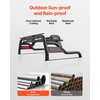 image:imageVEVOR Truck Bed Roll Bar Universal Adjustable Sport Bar with Luggage Rack for FullSize Pickup 19972024 Ford F150 Carbon Steel Construction with LED Brake Light RustResistant CoatingFits Full Size  MidSize Truck
