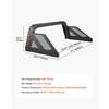 image:imageVEVOR Truck Bed Roll Bar Universal Adjustable Sport Bar with Luggage Rack for FullSize Pickup 19972024 Ford F150 Carbon Steel Construction with LED Brake Light RustResistant CoatingFits Full Size  MidSize Truck