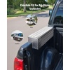 image:imageVEVOR Truck Bed Tool Box Heavy Duty Aluminum Tool Box with Tread Patterns Storage Toolbox Chest Organizer with Lock and Key Ideal for Pickup Truck Bed RV Trailer 34 x 12 x 154 in Silver48Inch