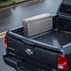 image:imageVEVOR Truck Bed Tool Box Heavy Duty Aluminum Tool Box with Tread Patterns Storage Toolbox Chest Organizer with Lock and Key Ideal for Pickup Truck Bed RV Trailer 34 x 12 x 154 in Silver33Inch