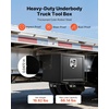 image:imageVEVOR Underbody Truck Tool Box 18 x 12 x 14 Inch Heavy Duty Steel Trailer Storage Box with Lock amp Keys Waterproof Trailer Storage Organizer Under Body Chest with THandle for Truck Van SUV Black181214