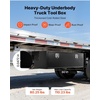 image:imageVEVOR Underbody Truck Tool Box 18 x 12 x 14 Inch Heavy Duty Steel Trailer Storage Box with Lock amp Keys Waterproof Trailer Storage Organizer Under Body Chest with THandle for Truck Van SUV Black601818