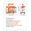 image:imageVEVOR Vacuum Pump 35 CFM 14 HP HVAC Single Stage Rotary Vane AC Vacuum Pump for R134a R22 R410a Systems 4 Pole Motor for Automotive Air Conditioner Maintenance Resin Degassing Oil Included