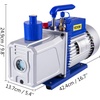 image:imageVEVOR Vacuum Pump 45CFM Vacuum Pump HVAC SingleStage Rotary Vane Vacuum Pump 13HP 5PA Ultimate Air Conditioning Refrigerant Vacuum Pump2Stage