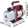 image:imageVEVOR Vacuum Pump 45CFM Vacuum Pump HVAC SingleStage Rotary Vane Vacuum Pump 13HP 5PA Ultimate Air Conditioning Refrigerant Vacuum Pump45 CFM 1Stage
