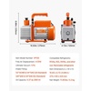 image:imageVEVOR Vacuum Pump 6 CFM HVAC 2 Stage Rotary Vane Vacuum Pump for R134a R22 R410a Systems Auto AC Vacuum Pump Kit with Oil Bottle for Automotive Air Conditioner Maintenance Resin Degassing40 CFM 1Stage