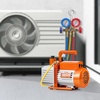 image:imageVEVOR Vacuum Pump 6 CFM HVAC 2 Stage Rotary Vane Vacuum Pump for R134a R22 R410a Systems Auto AC Vacuum Pump Kit with Oil Bottle for Automotive Air Conditioner Maintenance Resin Degassing60 CFM 2Stage