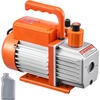 image:imageVEVOR Vacuum Pump 6 CFM HVAC 2 Stage Rotary Vane Vacuum Pump for R134a R22 R410a Systems Auto AC Vacuum Pump Kit with Oil Bottle for Automotive Air Conditioner Maintenance Resin Degassing40 CFM 1Stage