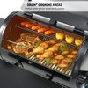 image:imageVEVOR Wood Pellet Grill Smoker 8 in 1 BBQ Grills for Outdoor Cooking 456 Square Inches Cook Area Electric Grill and Smoker with Digital Controller Meat Probe 500F Max Temperature Black580 sqinPID