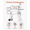 image:imageVEVOR Wood Pellet Grill Smoker 8 in 1 BBQ Grills for Outdoor Cooking 456 Square Inches Cook Area Electric Grill and Smoker with Digital Controller Meat Probe 500F Max Temperature Black575 sqinLCD