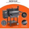 image:imageVEVOR Wood Pellet Grill Smoker 8 in 1 BBQ Grills for Outdoor Cooking 456 Square Inches Cook Area Electric Grill and Smoker with Digital Controller Meat Probe 500F Max Temperature Black580 sqinPID