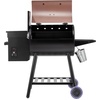 image:imageVEVOR Wood Pellet Grill Smoker 8 in 1 BBQ Grills for Outdoor Cooking 456 Square Inches Cook Area Electric Grill and Smoker with Digital Controller Meat Probe 500F Max Temperature Black456 sqinDigital