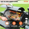 image:imageVEVOR Wood Pellet Grill Smoker 8 in 1 BBQ Grills for Outdoor Cooking 456 Square Inches Cook Area Electric Grill and Smoker with Digital Controller Meat Probe 500F Max Temperature Black730 sqinPID