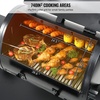 image:imageVEVOR Wood Pellet Grill Smoker 8 in 1 BBQ Grills for Outdoor Cooking 456 Square Inches Cook Area Electric Grill and Smoker with Digital Controller Meat Probe 500F Max Temperature Black730 sqinPID