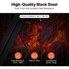 image:imageVEVOR XMarks Fire Pit Grill Grate Round Cooking Grate Heavy Duty Steel Campfire BBQ Grill Grid with Handle and Support X Wire Portable Camping Cookware for Outside Party amp Gathering 30 Inch Black36 inch Round Foldable