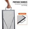 image:imageVEVOR XMarks Fire Pit Grill Grate Round Cooking Grate Heavy Duty Steel Campfire BBQ Grill Grid with Handle and Support X Wire Portable Camping Cookware for Outside Party amp Gathering 30 Inch Black44 x 15 x 1 inch Rectangle NonFoldable