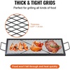image:imageVEVOR XMarks Fire Pit Grill Grate Round Cooking Grate Heavy Duty Steel Campfire BBQ Grill Grid with Handle and Support X Wire Portable Camping Cookware for Outside Party amp Gathering 30 Inch Black32 x 15 x 1 inch Rectangle NonFoldable