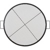 image:imageVEVOR XMarks Fire Pit Grill Grate Round Cooking Grate Heavy Duty Steel Campfire BBQ Grill Grid with Handle and Support X Wire Portable Camping Cookware for Outside Party amp Gathering 30 Inch Black36 inch Round
