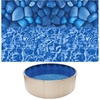 image:imageVEVOR 12 x 24 ft Oval Pool Liner Overlap Style Above Ground Pool Liners 48to54inch Wall Height Durable Pool Liner Standard Gauge Vinyl for Steel Sided AboveGround Swimming PoolsRound