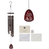 image:imageVEVOR 45 Memorial Wind Chimes for Outside  Professional Deep Tone Gift for Mothers Day Fathers Day Birthdays D Key Tuned Outdoor Chimes with Bronze Finish Sympathy Gift for Loss of Loved OneDark Brown