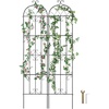 image:imageVEVOR 60 x 15 in Rustproof Metal Garden Flower Trellis Outdoor Climbing Rose amp Cucumber Support Decorative Tall Clematis Trellis for Courtyards amp Lawns87H x 20W