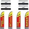 image:imageVEVOR Auto Repair Feather Flags with Pole Kit 163 Feet Advertising Flags for Business Outside Auto Repair Shop Flag Sign 4 Banner Flags 4 Ground Stakes Swooper Flag Banner KitAuto Repair Theme
