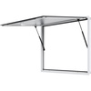 image:imageVEVOR Concession Window Aluminum Alloy Frame Service Windows for Food Truck Up to 85 Degrees Stand Serving Window with Awning Door and Drag Hookwhole piece 36x24inwhole piece