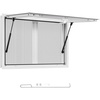 image:imageVEVOR Concession Window Aluminum Alloy Frame Service Windows for Food Truck Up to 85 Degrees Stand Serving Window with Awning Door and Drag Hookwhole piece 36x36in2 leftright sliding Screens