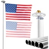 Silver-20ft Solar Light(Sectional)