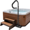 image:imageVEVOR Hot Tub Handrail 360 Rotatable Spa Side Handrail with 4863 Adjustable Height RustProof Aluminum Spa Hot Tub Hand Rail with SlideUnder Mount Base for Indoor amp Outdoor 600LBS Capacity63 Inch