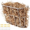 image:imageVEVOR Livestock Feeder 185 Gallons Large Capacity HeavyDuty Steel Goat Hay Rack 244 Long Wall Mounted Horse Hay Holder Multiple Sided Feeding Rack for Sheep Farm Livestock Indoor OutdoorWallMounted