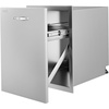 image:imageVEVOR Outdoor Kitchen Trash Drawer 177W x 25H x 228D Inch Stainless Steel Trash Drawer with Handle and PullOut Tray Outdoor Pull Out Kitchen BBQ Island Trash Can NOT Included