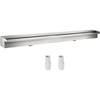 image:imageVEVOR Pool Fountain Stainless Steel Pool Waterfall Spillway with Pipe Connector Rectangular Garden Outdoor 11859in