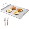 image:imageVEVOR Stainless Steel Griddle 36x22 inch Universal Flat Top Rectangular Plate Gas Grill Griddle for BBQ Grill Teppanyaki Portable Family Cookware with Handle for Camping Tailgating Party232 x 159 x 19