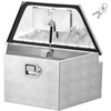 image:imageVEVOR Trailer Tongue Box Heavy Duty Trailer Tongue Tool Box Storage Organizer with Lock amp Keys Utility Tool Chest for Pickup Truck Bed RV SUV OffRoad Vehicle Aluminum 26 x 13 x 12 Silver26 x 13 x 12 in