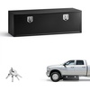 image:imageVEVOR Underbody Truck Tool Box 18 x 12 x 14 Inch Heavy Duty Steel Trailer Storage Box with Lock amp Keys Waterproof Trailer Storage Organizer Under Body Chest with THandle for Truck Van SUV Black601818