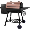 image:imageVEVOR Wood Pellet Grill Smoker 8 in 1 BBQ Grills for Outdoor Cooking 456 Square Inches Cook Area Electric Grill and Smoker with Digital Controller Meat Probe 500F Max Temperature Black456 sqinDigital