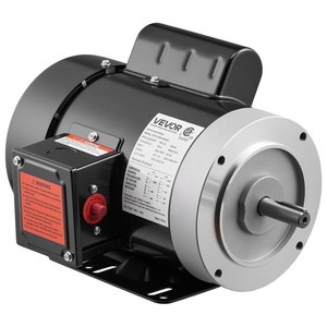 image:imageVEVOR 05 HP Electric Motor 1725RPM Air Compressor Motor CWCCW Rotation 58 inch Shaft Diameter 188inch Shaft Length 207Nm Torque SinglePhase TEFC Cooling 115V230V 56 Frame1