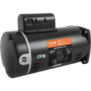 image:imageVEVOR 15 HP Pool Pump Motor 56Y Frame 115V128 Amps230V64 Amps 3450 RPM 60Hz 11 Service Factor 90F250V Capacitor CCW Rotation Square Flange Replacement Motor56Y1